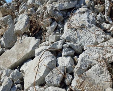 Béton ferraille